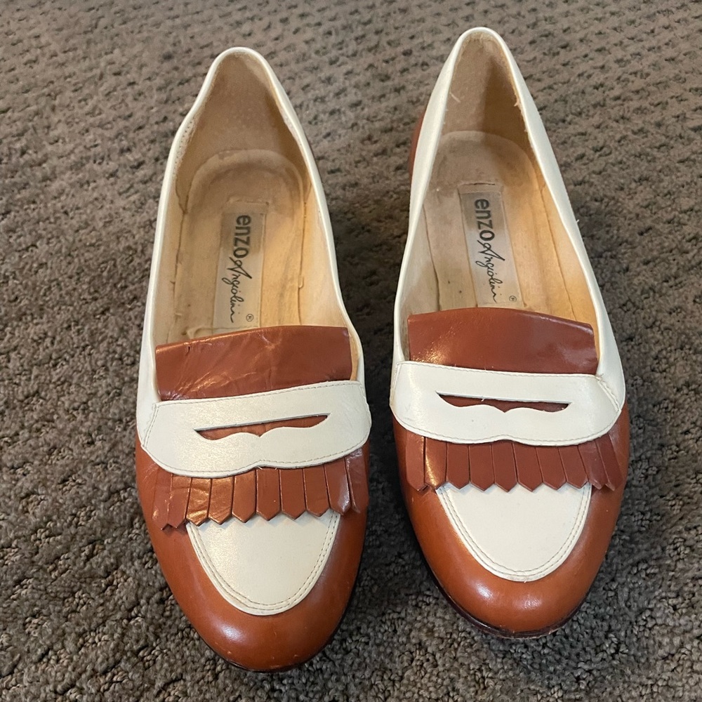 Vintage Enzo Angolini Saddle Shoes